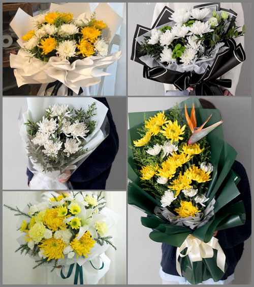 广西钦州钦南区黄屋屯镇白事花束代送